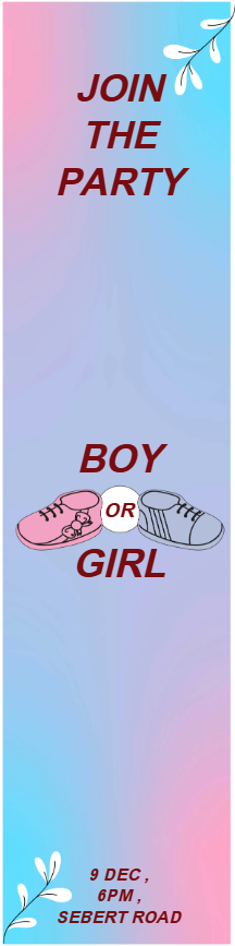 Custom Outdoor Yard Signs Multiple Sizes Join the Party Boy or Girl