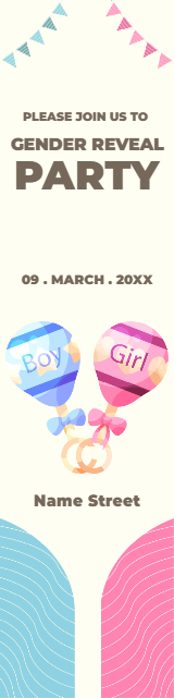 Custom Outdoor Yard Signs Multiple Sizes Gender Reveal Party