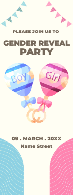 Custom Outdoor Yard Signs Multiple Sizes Gender Reveal Party