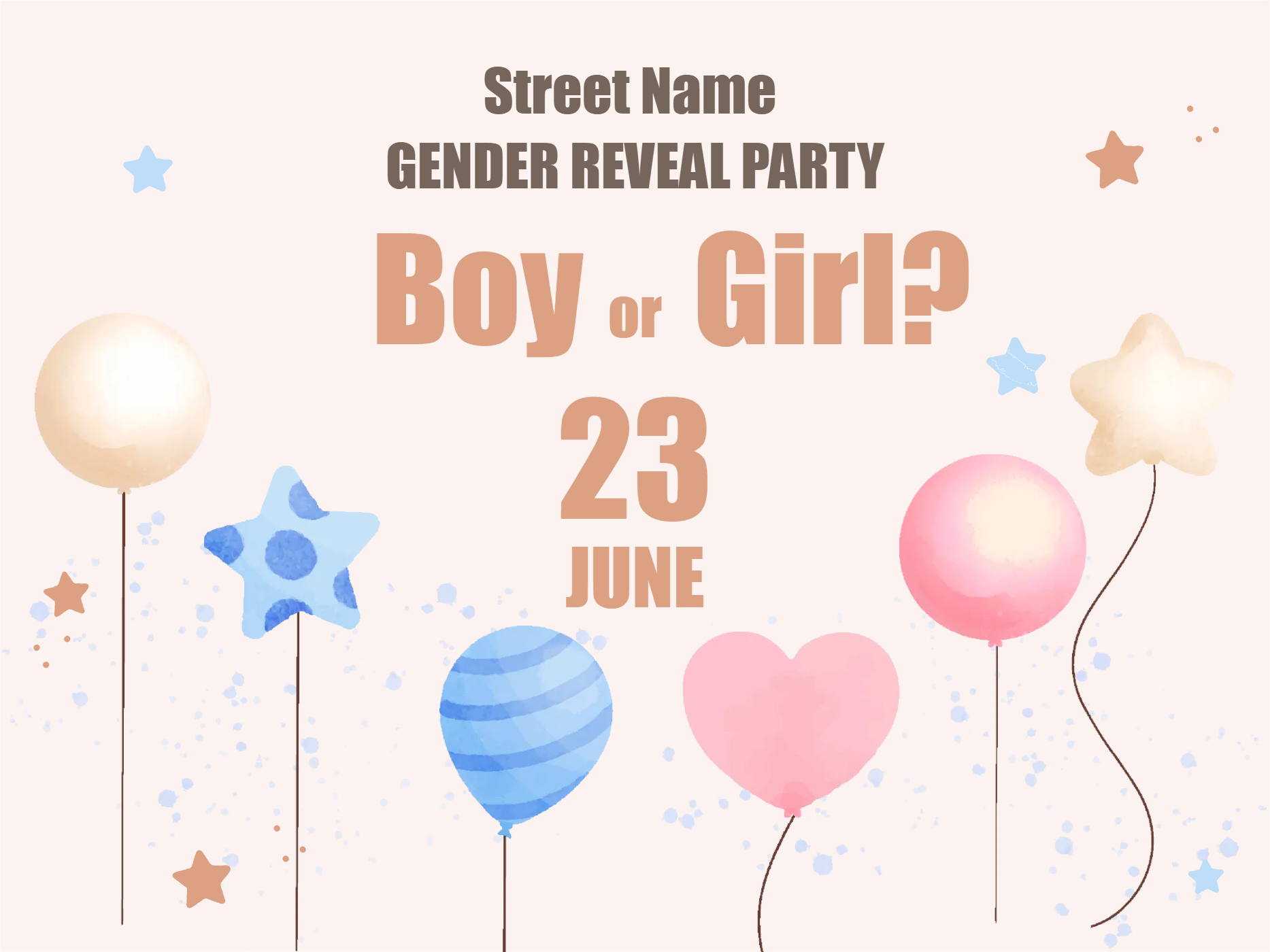 Custom Outdoor Yard Signs Multiple Sizes Gender Reveal Party Boy or Girl?