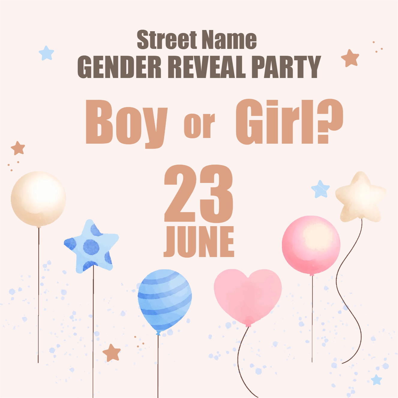 Custom Outdoor Yard Signs Multiple Sizes Gender Reveal Party Boy or Girl?