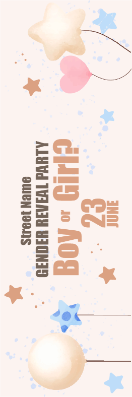 Custom Outdoor Yard Signs Multiple Sizes Gender Reveal Party Boy or Girl?