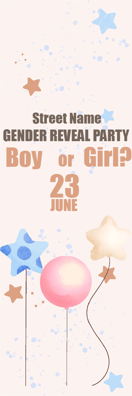 Custom Outdoor Yard Signs Multiple Sizes Gender Reveal Party Boy or Girl?