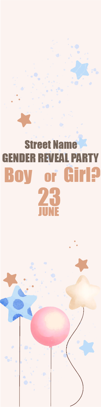 Custom Outdoor Yard Signs Multiple Sizes Gender Reveal Party Boy or Girl?