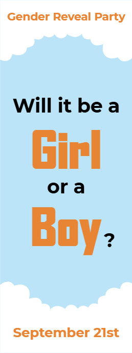 Custom Outdoor Yard Signs Multiple Sizes Will It Be a Girl or a Boy?