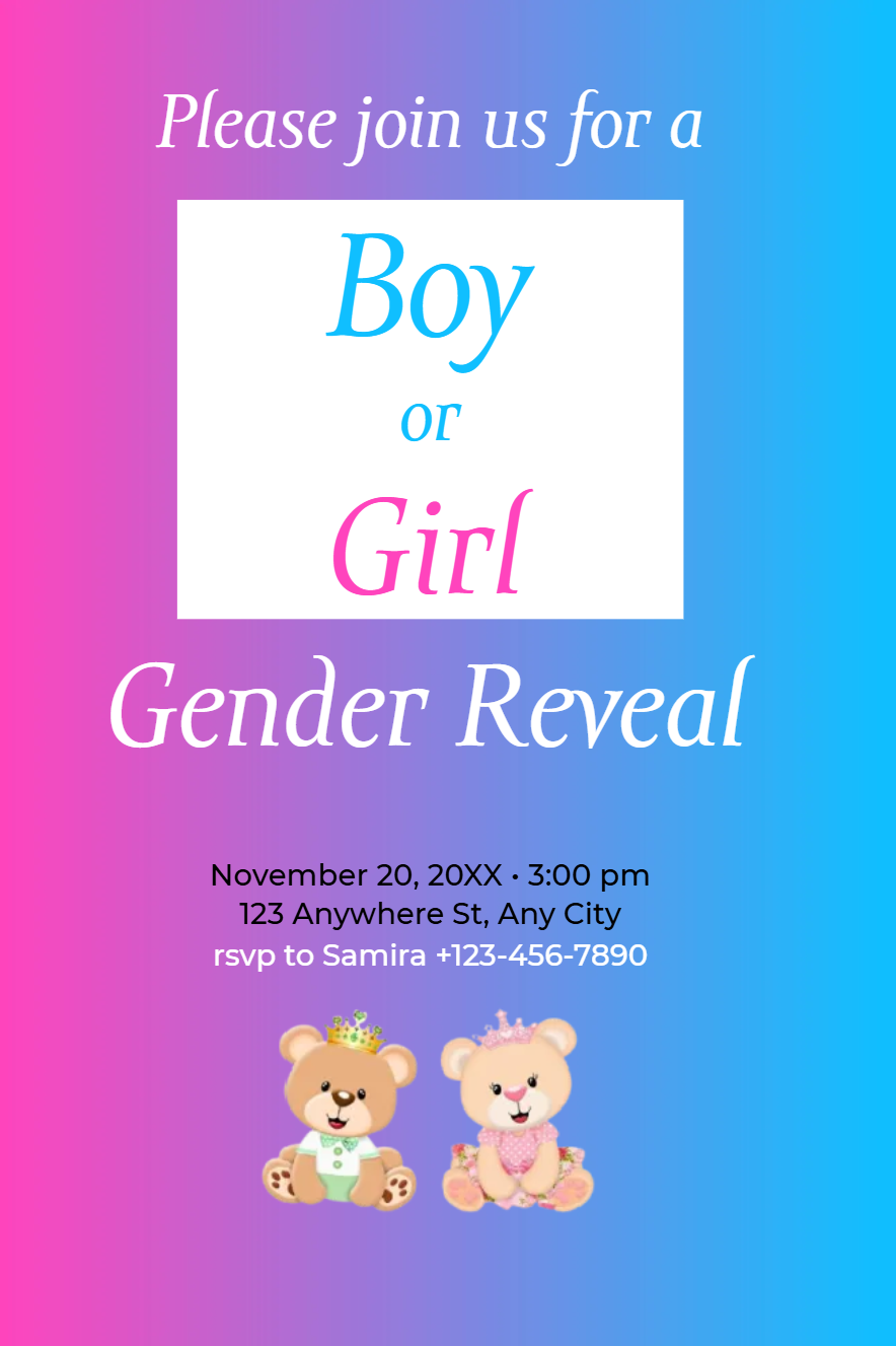 Custom Outdoor Yard Signs Multiple Sizes Please Join Us for a Boy or Girl