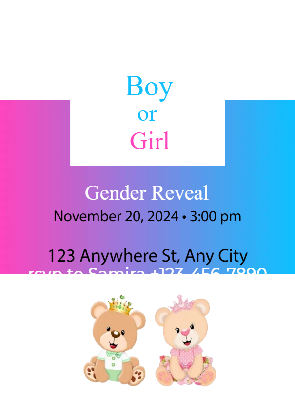 Custom Outdoor Yard Signs Multiple Sizes Please Join Us for a Boy or Girl