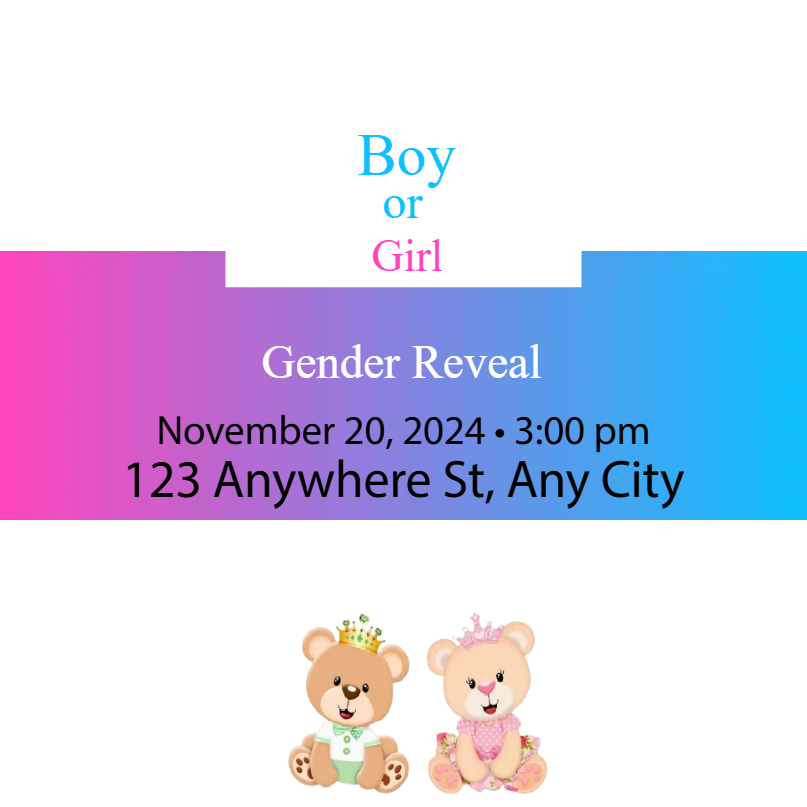 Custom Outdoor Yard Signs Multiple Sizes Please Join Us for a Boy or Girl