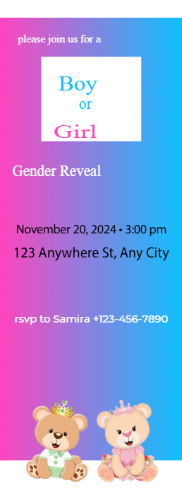 Custom Outdoor Yard Signs Multiple Sizes Please Join Us for a Boy or Girl