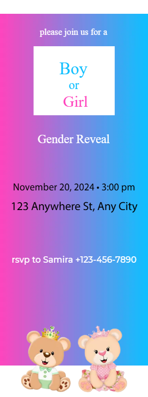 Custom Outdoor Yard Signs Multiple Sizes Please Join Us for a Boy or Girl