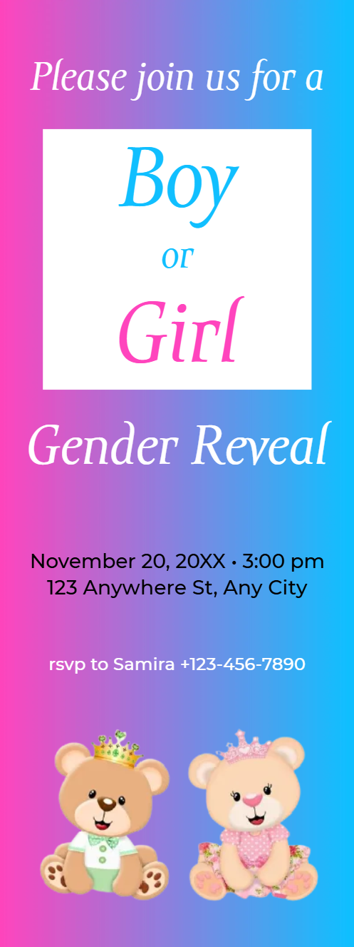 Custom Outdoor Yard Signs Multiple Sizes Please Join Us for a Boy or Girl