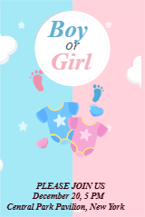 Custom Outdoor Yard Signs Multiple Sizes Pop Girl or Boy ?