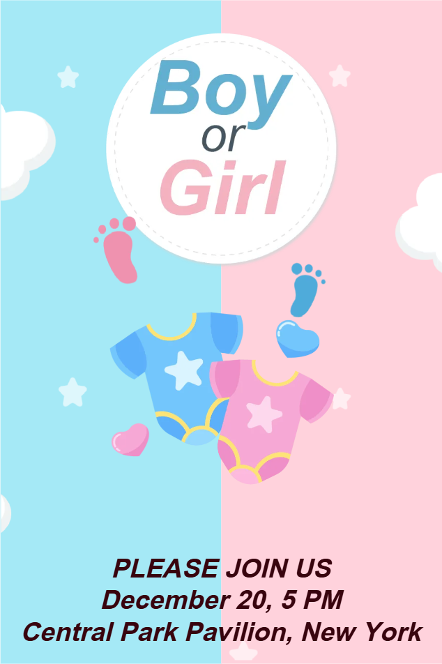 Custom Outdoor Yard Signs Multiple Sizes Pop Girl or Boy ?