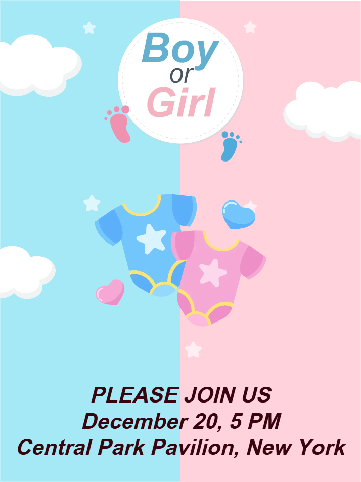 Custom Outdoor Yard Signs Multiple Sizes Pop Girl or Boy ?