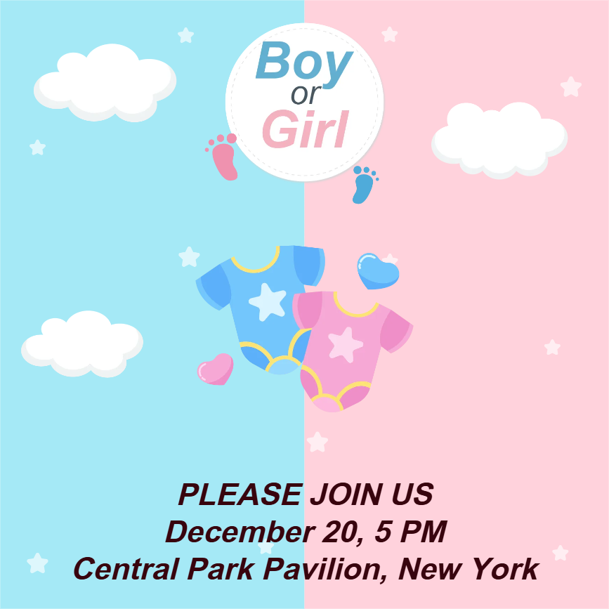 Custom Outdoor Yard Signs Multiple Sizes Pop Girl or Boy ?