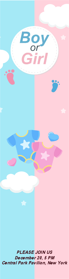 Custom Outdoor Yard Signs Multiple Sizes Pop Girl or Boy ?