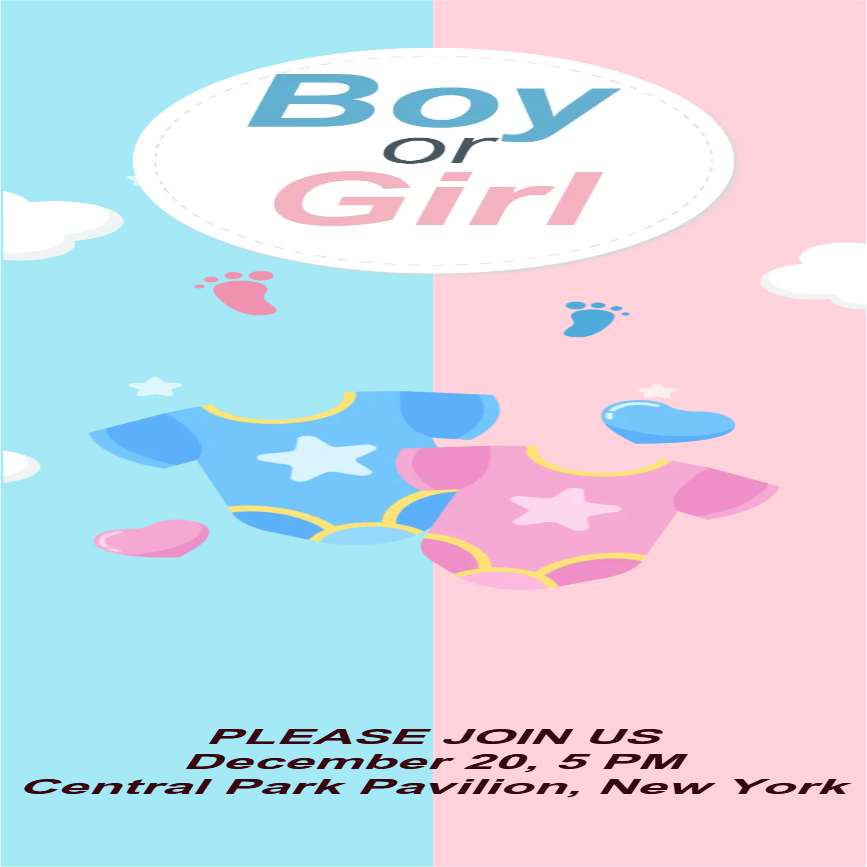 Custom Outdoor Yard Signs Multiple Sizes Pop Girl or Boy ?