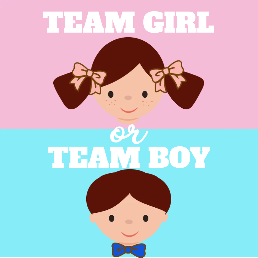 Custom Outdoor Yard Signs Multiple Sizes Gender Reveal Team Girl or Team Boy