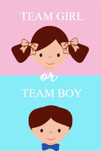 Custom Outdoor Yard Signs Multiple Sizes Gender Reveal Team Girl or Team Boy
