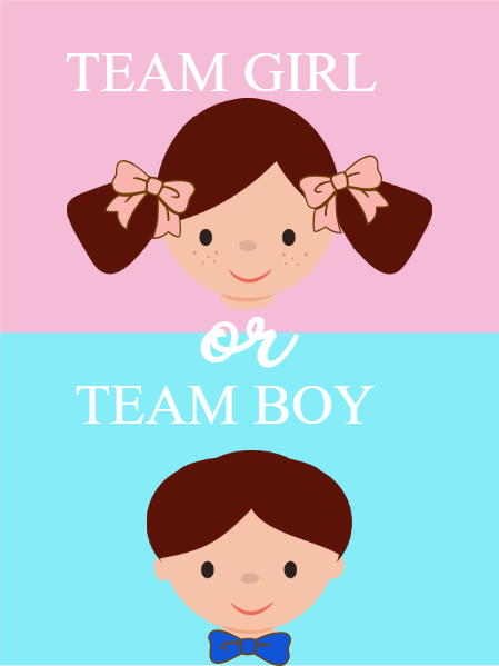 Custom Outdoor Yard Signs Multiple Sizes Gender Reveal Team Girl or Team Boy