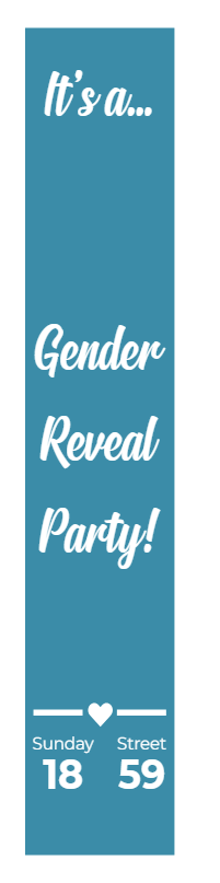 Custom Outdoor Yard Signs Multiple Sizes Gender Reveal Party!