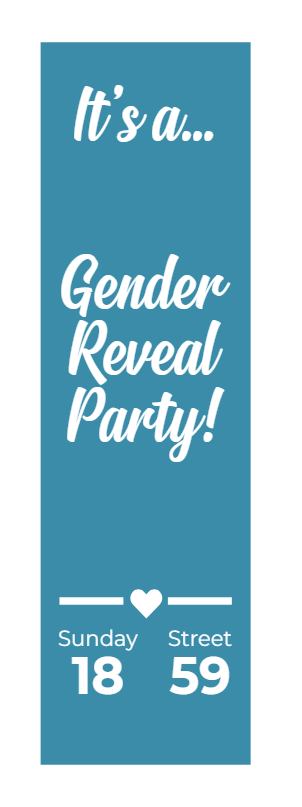 Custom Outdoor Yard Signs Multiple Sizes Gender Reveal Party!