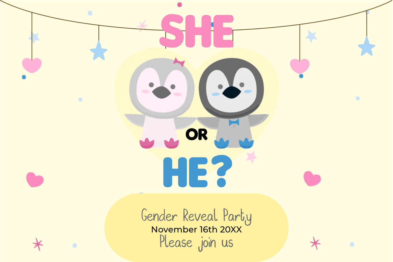 Custom Outdoor Yard Signs Multiple Sizes Gender Reveal Party She or He?
