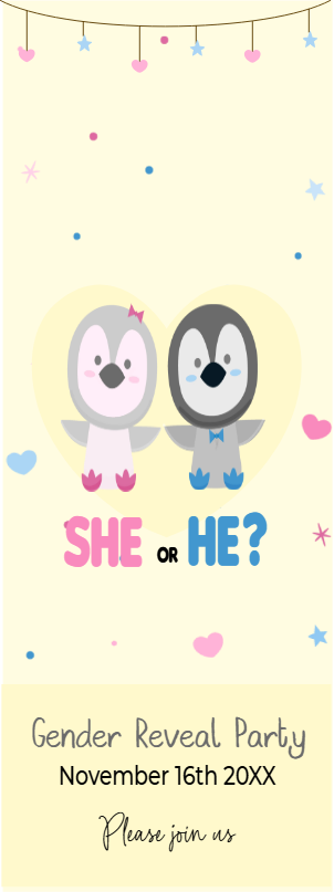 Custom Outdoor Yard Signs Multiple Sizes Gender Reveal Party She or He?