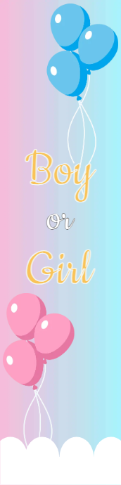 Custom Outdoor Yard Signs Multiple Sizes Boy or Girl 2