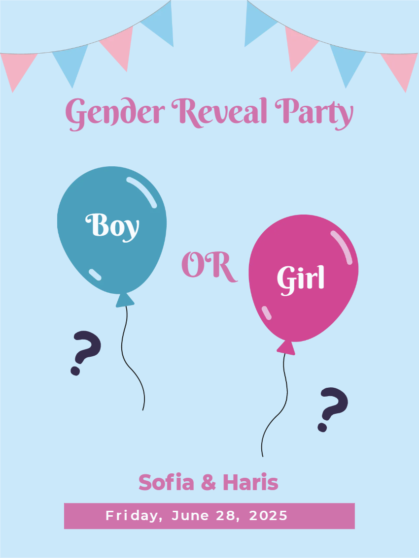 Custom Outdoor Yard Signs Multiple Sizes Gender Reveal Party Boy or Girl?