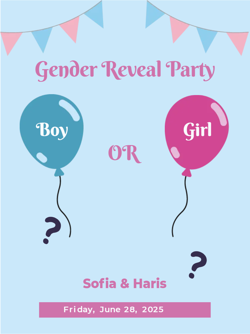 Custom Outdoor Yard Signs Multiple Sizes Gender Reveal Party Boy or Girl?