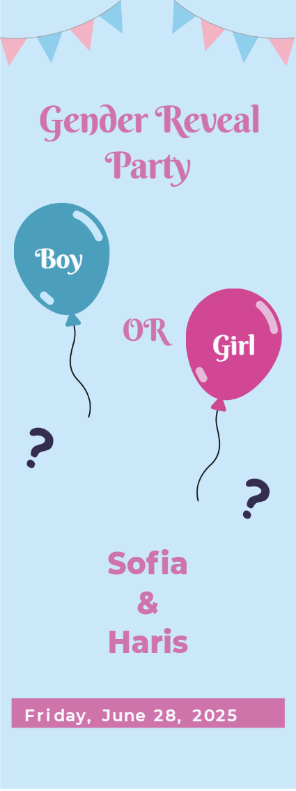 Custom Outdoor Yard Signs Multiple Sizes Gender Reveal Party Boy or Girl?