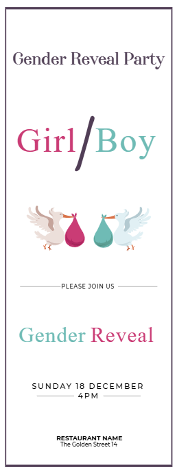 Custom Outdoor Yard Signs Multiple Sizes Gender Reveal Party Girl / Boy