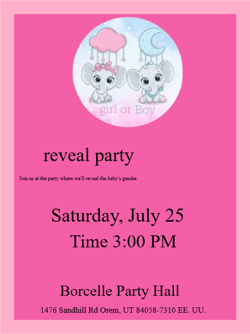 Custom Outdoor Yard Signs Multiple Sizes Reveal Party