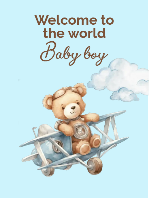 Custom Outdoor Yard Signs Multiple Sizes Welcome to the World Baby Boy