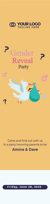 Custom Outdoor Yard Signs Multiple Sizes Gender Reveal Party