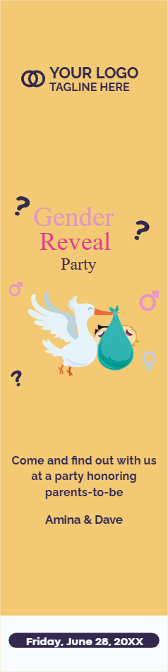 Custom Outdoor Yard Signs Multiple Sizes Gender Reveal Party