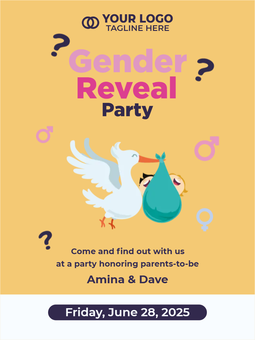 Custom Outdoor Yard Signs Multiple Sizes Gender Reveal Party