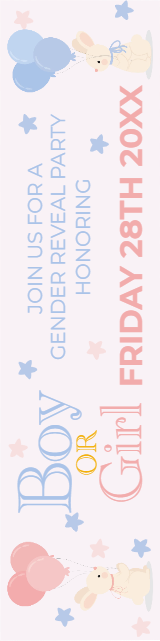 Custom Outdoor Yard Signs Multiple Sizes Join us for a Gender Reveal Party