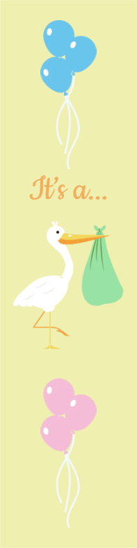 Custom Outdoor Yard Signs Multiple Sizes Gender Reveal It's A