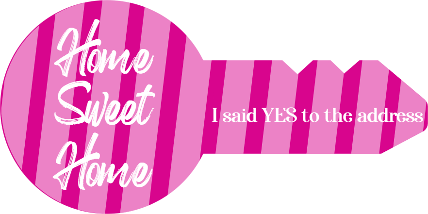 Custom Giant Keys I Said Yes to the Address