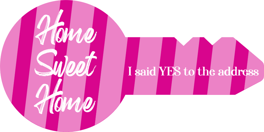 Custom Giant Keys I Said Yes to the Address