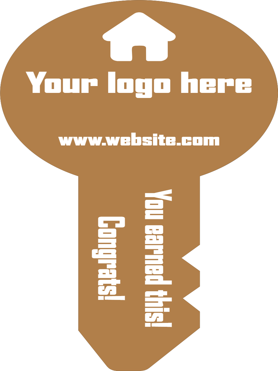 Custom Giant Keys You earned this! Congrats!