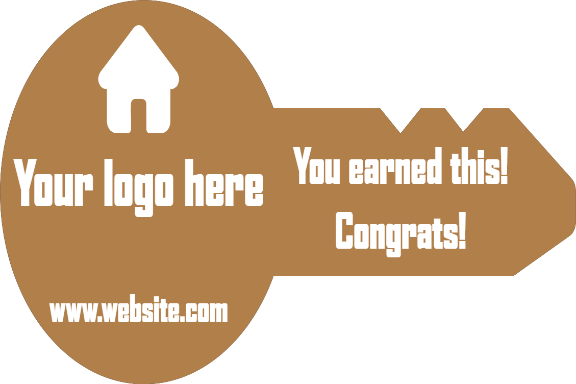 Custom Giant Keys You earned this! Congrats!