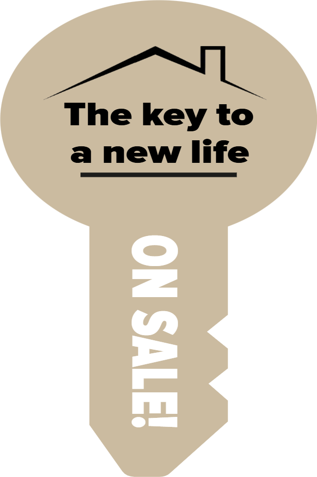 Custom Giant Keys The key to a new life