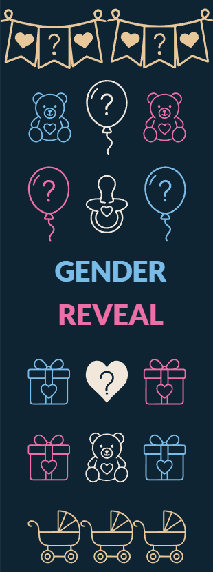 Custom Outdoor Foam Board Signs Gender Reveal