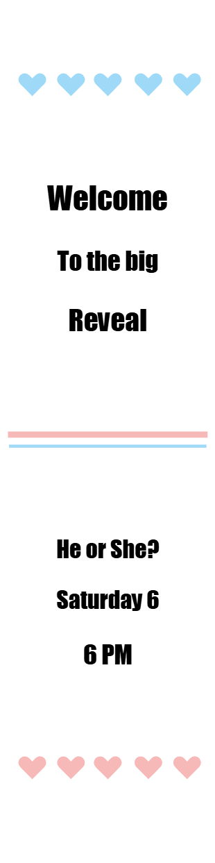 Custom Outdoor Yard Signs Multiple Sizes Welcome to the Big Reveal