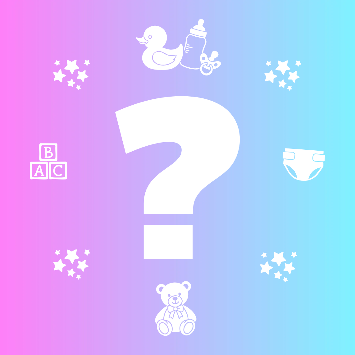 Custom Outdoor Yard Signs Multiple Sizes Gender Guess Game