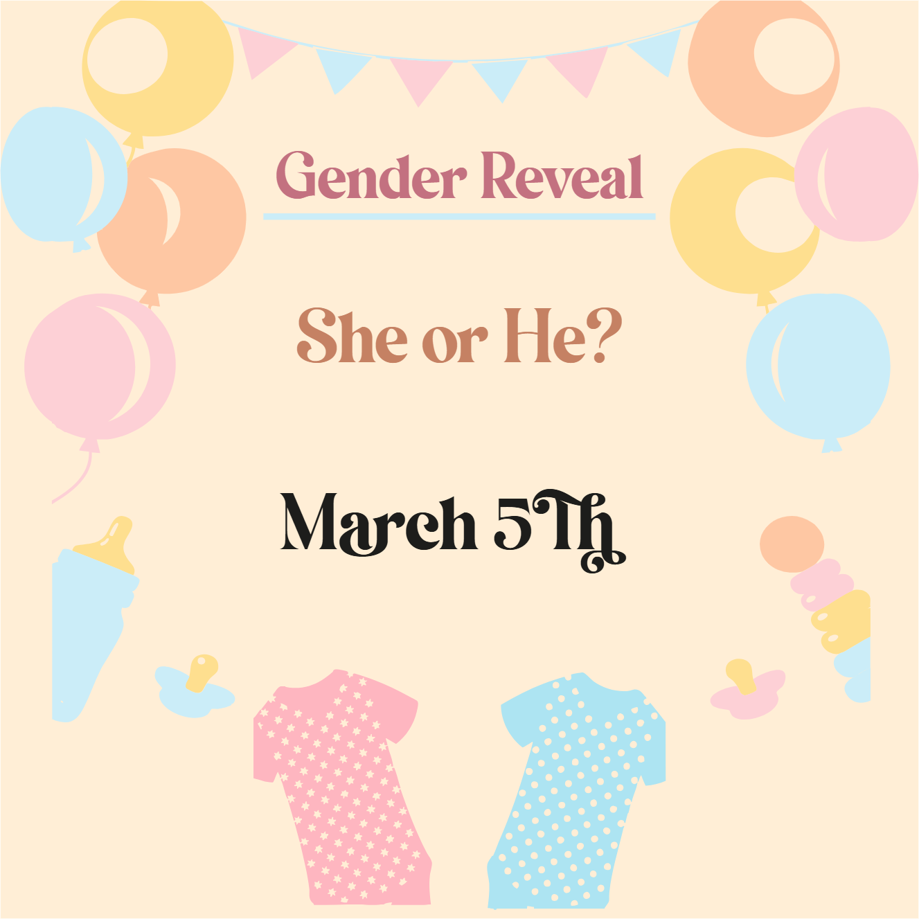 Custom Outdoor Yard Signs Multiple Sizes Gender Reveal He or She? 2