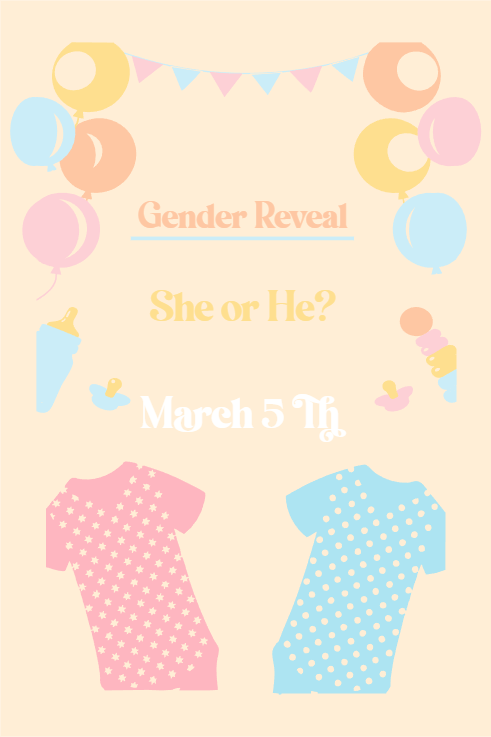 Custom Outdoor Yard Signs Multiple Sizes Gender Reveal He or She? 2